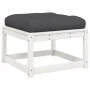Set sofás jardín 5 pzas con cojines madera maciza pino blanco by , Garden sets - Ref: Foro24-3216961, Price: 500,06 €, Discou...