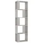 Estantería madera contrachapada gris hormigón 45x24x159cm de vidaXL, Librerías y estanterías - Ref: Foro24-800112, Precio: 54...