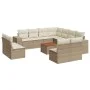 Set de sofás de jardín 12 pzas y cojines ratán sintético marrón by , Garden sets - Ref: Foro24-3257836, Price: 859,35 €, Disc...