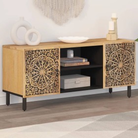 Massives Mangoholz-TV-Möbel 105x33x46 cm von , TV-Möbel - Ref: Foro24-358212, Preis: 156,92 €, Rabatt: %