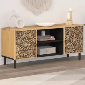 Mueble de TV madera maciza de mango 105x33x46 cm by , TV Furniture - Ref: Foro24-358212, Price: 153,16 €, Discount: %