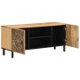 Massives Mangoholz-TV-Möbel 105x33x46 cm von , TV-Möbel - Ref: Foro24-358212, Preis: 156,92 €, Rabatt: %
