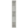 Plywood gray concrete shelf 45x24x159cm by vidaXL, Bookcases and shelves - Ref: Foro24-800112, Price: 56,30 €, Discount: %