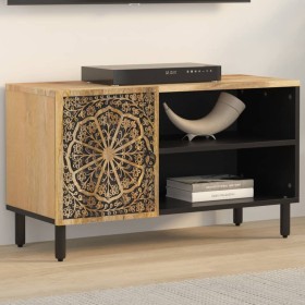 Mueble de TV madera maciza de mango 80x31x46 cm by , TV Furniture - Ref: Foro24-358227, Price: 106,09 €, Discount: %