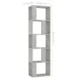 Estantería madera contrachapada gris hormigón 45x24x159cm de vidaXL, Librerías y estanterías - Ref: Foro24-800112, Precio: 54...