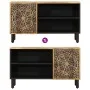 Mueble de TV madera maciza de mango 80x31x46 cm by , TV Furniture - Ref: Foro24-358227, Price: 104,13 €, Discount: %
