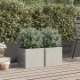 Jardineras 2 unidades acero inoxidable plateado 32x30x29 cm by , Pots and planters - Ref: Foro24-841544, Price: 71,79 €, Disc...