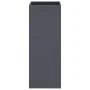 Jardinera acero gris antracita 32x29x75 cm de , Maceteros y jardineras - Ref: Foro24-841573, Precio: 68,78 €, Descuento: %