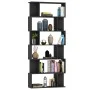 Schwarzes Sperrholzregal/Trennwand, 80 x 24 x 192 cm von vidaXL, Bücherregale und Regale - Ref: Foro24-800091, Preis: 85,85 €...