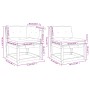 Juego de sofás de jardín 5 pzas con cojines madera maciza pino by , Garden sets - Ref: Foro24-3216975, Price: 501,13 €, Disco...