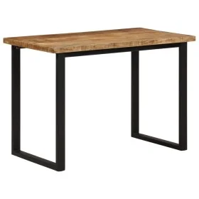 Mesa de comedor madera maciza de mango 110x55x75 cm by , Kitchen and dining tables - Ref: Foro24-358954, Price: 143,23 €, Dis...