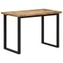 Mesa de comedor madera maciza de mango 110x55x75 cm by , Kitchen and dining tables - Ref: Foro24-358954, Price: 143,23 €, Dis...