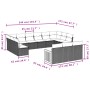 Set sofás de jardín con cojines 13 pzas ratán sintético beige by , Garden sets - Ref: Foro24-3260540, Price: 822,86 €, Discou...