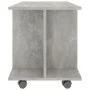 Concrete gray plywood TV cabinet with wheels 80x40x40 cm by vidaXL, TV Furniture - Ref: Foro24-800193, Price: 48,74 €, Discou...