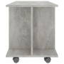 Mueble de TV con ruedas contrachapada gris hormigón 80x40x40 cm de vidaXL, Muebles TV - Ref: Foro24-800193, Precio: 46,39 €, ...
