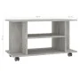 Concrete gray plywood TV cabinet with wheels 80x40x40 cm by vidaXL, TV Furniture - Ref: Foro24-800193, Price: 48,74 €, Discou...