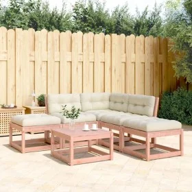 Set de sofás jardín 5 pzas con cojines madera maciza Douglas by , Garden sets - Ref: Foro24-3216968, Price: 429,63 €, Discoun...
