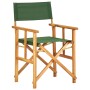 Regiestühle, 2 Stück, massives grünes Teakholz von vidaXL, Gartenstühle - Ref: Foro24-45949, Preis: 113,74 €, Rabatt: %