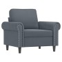 Set of sofas with 4 dark gray velvet cushions by , Sofas - Ref: Foro24-3202181, Price: 812,08 €, Discount: %