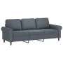 Set of sofas with 4 dark gray velvet cushions by , Sofas - Ref: Foro24-3202181, Price: 797,97 €, Discount: %