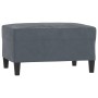 Set of sofas with 4 dark gray velvet cushions by , Sofas - Ref: Foro24-3202181, Price: 812,08 €, Discount: %