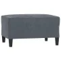 Set of sofas with 4 dark gray velvet cushions by , Sofas - Ref: Foro24-3202181, Price: 797,97 €, Discount: %