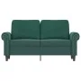 2-Sitzer-Sofa aus dunkelgrünem Samt 120 cm von , Sofas - Ref: Foro24-359521, Preis: 261,76 €, Rabatt: %