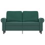 2-Sitzer-Sofa aus dunkelgrünem Samt 120 cm von , Sofas - Ref: Foro24-359521, Preis: 265,95 €, Rabatt: %