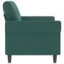 2-Sitzer-Sofa aus dunkelgrünem Samt 120 cm von , Sofas - Ref: Foro24-359521, Preis: 261,76 €, Rabatt: %