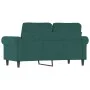 2-Sitzer-Sofa aus dunkelgrünem Samt 120 cm von , Sofas - Ref: Foro24-359521, Preis: 261,76 €, Rabatt: %