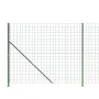 Cerca de alambre con brida verde 2,2x10 m de , Paneles de vallas - Ref: Foro24-154183, Precio: 122,61 €, Descuento: %