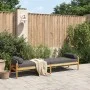 Garden bench with synthetic rattan cushion in gray acacia wood by , garden benches - Ref: Foro24-366300, Price: 203,35 €, Dis...