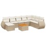 9-piece garden sofa set with beige synthetic rattan cushions by , Garden sets - Ref: Foro24-3257472, Price: 613,77 €, Discoun...