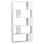 Glänzend weißes Regal/Raumteiler 80x24x159 cm von vidaXL, Bücherregale und Regale - Ref: Foro24-800105, Preis: 66,36 €, Rabat...