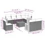 Set de muebles de jardín 9 pzas y cojines ratán sintético gris de , Conjuntos de jardín - Ref: Foro24-3260254, Precio: 608,53...