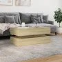 Couchtisch mit LED-Leuchten Sonoma Eiche 90x50x40 cm von , Couchtisch - Ref: Foro24-839863, Preis: 90,22 €, Rabatt: %