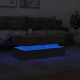 Center table with LED lights Sonoma oak 90x50x40 cm by , Coffee table - Ref: Foro24-839863, Price: 88,79 €, Discount: %