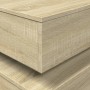 Center table with LED lights Sonoma oak 90x50x40 cm by , Coffee table - Ref: Foro24-839863, Price: 82,27 €, Discount: %