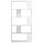 Estantería/divisor de espacios blanco brillante 80x24x159 cm de vidaXL, Librerías y estanterías - Ref: Foro24-800105, Precio:...