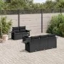 6-piece garden sofa set and black synthetic rattan cushions by , Garden sets - Ref: Foro24-3252232, Price: 509,34 €, Discount: %