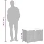 Garten-Aufbewahrungsbox Akazienholz Rattan beige 110x55x63cm von , Aufbewahrungsboxen für den Außenbereich - Ref: Foro24-3662...