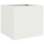Jardinera de acero laminado en frío blanco 32x30x29 cm de , Maceteros y jardineras - Ref: Foro24-841537, Precio: 43,79 €, Des...