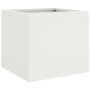 Jardinera de acero laminado en frío blanco 32x30x29 cm de , Maceteros y jardineras - Ref: Foro24-841537, Precio: 44,81 €, Des...