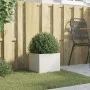 Jardinera de acero laminado en frío blanco 32x30x29 cm de , Maceteros y jardineras - Ref: Foro24-841537, Precio: 43,79 €, Des...
