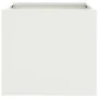 Kaltgewalztes Stahl-Pflanzgefäß weiß 32x30x29 cm von , Töpfe und Pflanzgefäße - Ref: Foro24-841537, Preis: 43,79 €, Rabatt: %