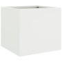 Kaltgewalztes Stahl-Pflanzgefäß weiß 32x30x29 cm von , Töpfe und Pflanzgefäße - Ref: Foro24-841537, Preis: 44,81 €, Rabatt: %