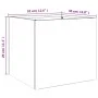 Kaltgewalztes Stahl-Pflanzgefäß weiß 32x30x29 cm von , Töpfe und Pflanzgefäße - Ref: Foro24-841537, Preis: 43,79 €, Rabatt: %