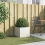 Jardinera de acero laminado en frío blanco 42x40x39 cm de , Maceteros y jardineras - Ref: Foro24-841549, Precio: 43,87 €, Des...
