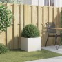 Jardinera de acero laminado en frío blanco 42x40x39 cm de , Maceteros y jardineras - Ref: Foro24-841549, Precio: 44,69 €, Des...