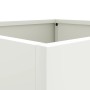 Jardinera de acero laminado en frío blanco 42x40x39 cm de , Maceteros y jardineras - Ref: Foro24-841549, Precio: 44,69 €, Des...